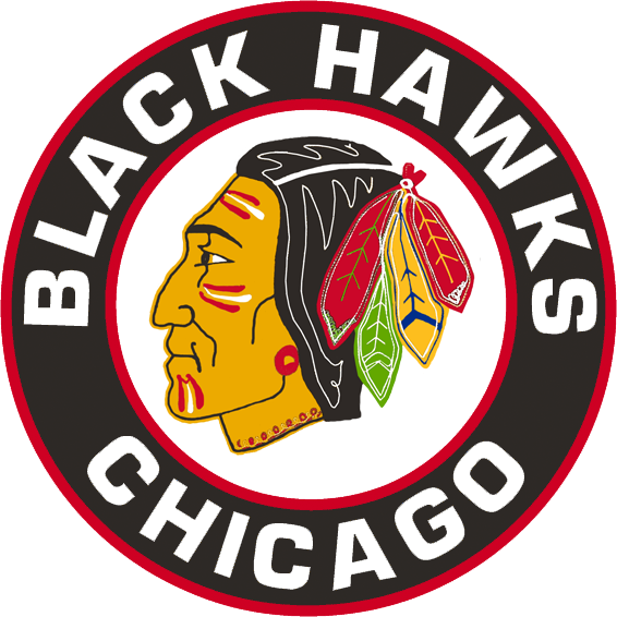 Chicago Black Hawks 1956-1957 Primary Logo iron on heat transfer...